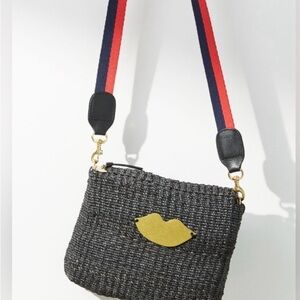 Clare V Lips Woven Crossbody LIKE NEW never used!